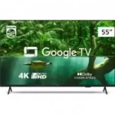 Smart TV Philips 55 UHD 4K LED Google TV 55PUG7408/78