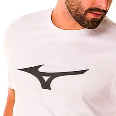 T-Shirt Mizuno Run Spark, Masculino, Branco