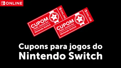 Voucher para 2 jogos Nintendo (Incluindo Zelda: Tears of the kingdom)