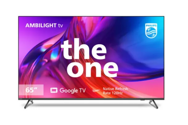 Smart TV Philips 65 Ambilight The One LED 4K UHD Google TV 65PUG8808/78