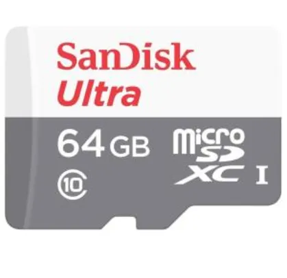 Cartao De Memoria 64 Gb Sandisk Ultra Micro Sd Classe 10 80m