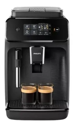 Cafeteira Series 1200 EP1220 super automática preta expresso Philips 127V