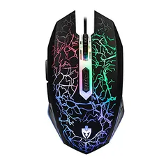 Mouse Gamer RAYDEN EG-104RB LED Rainbow 2400 DPI 6 Botões