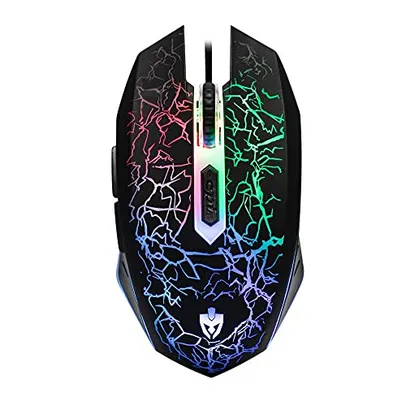 Mouse Gamer RAYDEN EG-104RB LED Rainbow 2400 DPI 6 Botões