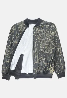 Jaqueta Bomber Vista Rock Mystic Preto