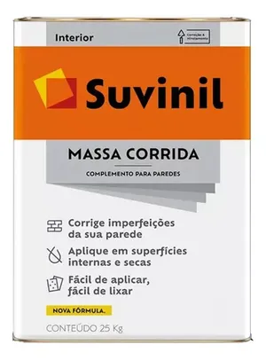 Massa Corrida 25 Kg Suvinil