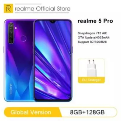 Realme 5 Pro 4GB Ram 128GB R$1.005