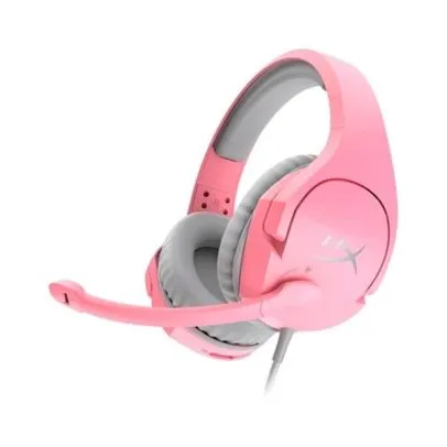 Headset Gamer HyperX Cloud Stinger Pink, Drivers 50mm, Microfone com C