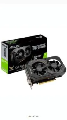 Saindo por R$ 1185: Placa de Vídeo Asus TUF Gaming NVIDIA GeForce GTX 1650 Super OC, 4GB, GDDR6 - TUF-GTX1650S-O4G-GAMING | Pelando