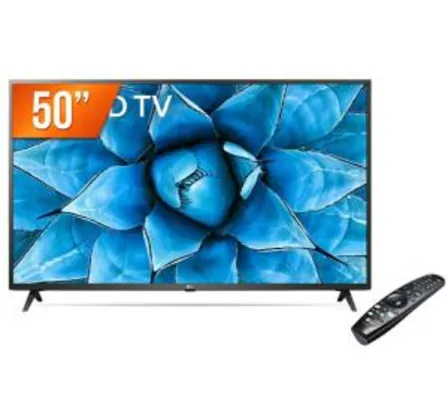 [R$1.686,48 AME] Smart TV LED 50" 4K UHD LG 50UN731C 3 HDMI 2 USB Wi-Fi Assitente Virtual Bluetooth - R$2208