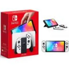 Nintendo Switch OLED 64GB Com Joy-Con Standard Branco - HBGSKAAA1