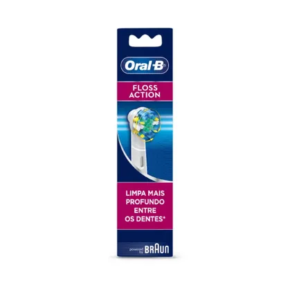 Escova Dental Elétrica Oral B Prosaúde Flossaction Refil Com 2 Unidades