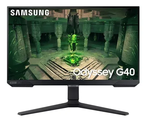 Monitor Gamer Samsung Odyssey G40 25 Cor Preto 110V/220V