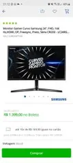 Monitor Gamer Curvo Samsung 24" | R$1399