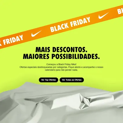 Começou Black Friday Nike