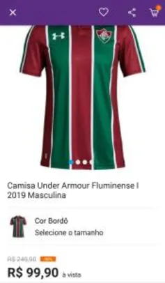 Camisa Fluminense I Under Armour - 2019/2020