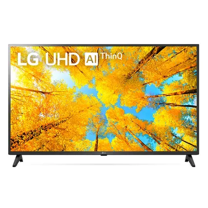 Smart TV Led 43&quot; 4K LG 43UQ7500 UHD WiFi Bluetooth HDR ThinQ AI Google Alexa