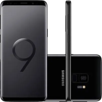 (1548 com AME) Smartphone Samsung Galaxy S9 Dual Chip Android 8.0 Tela 5.8" Octa-Core 2.8GHz 128GB 4G Câmera 12MP