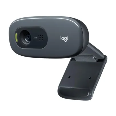 Webcam HD Logitech C270, 720p, 30 FPS, Microfone Integrado, USB 2.0 - 