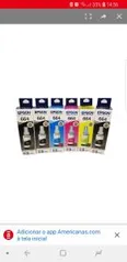 Kit 6 Tintas Epson Original L395 L375 L365 L220 L455 L380 - R$85 [R$ 80,51 com AME]