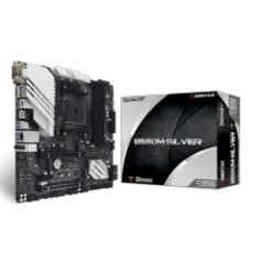 Placa Mãe Biostar B550M-SILVER, Chipset B550, AMD AM4, mATX, DDR4, AB55BM4T-R01-BS212Y