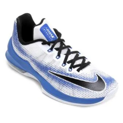 Tênis Nike Air Max Infuriate Low Masculino - Branco e Azul - R$170