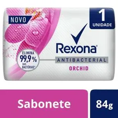 Sabonete em Barra Rexona Orchid Fresh 84g | mínimo 3 unid | R$0,95