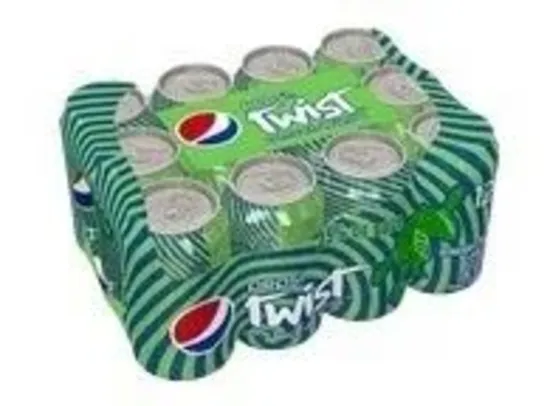 Refrigerante Pepsi Twist Lata 350ml Pack Com 12 Unidades | R$17