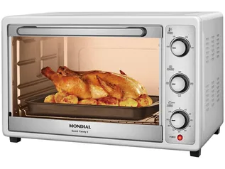 Forno 52L Elétrico de Bancada Multifuncional Mondial - 220V - AliExpress 