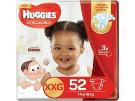 Fraldas Huggies Supreme Care Tam XXG - 52 Unidades