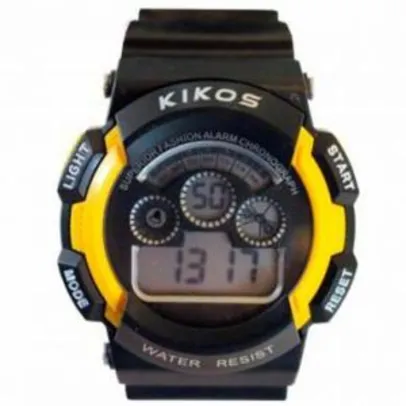 Relógio Masculino Digital Kikos,Resistente à Água 3 ATM - RK01AM De R$ 79,90 Por R$ 19,90