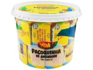 [Clube da Lu] - Paçoca Tablete Original Yoki - 1,1kg | R$ 15