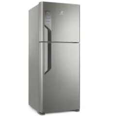 [AME R$ 2.554]  Geladeira/Refrigerador Electrolux Duplex TF55S Top Freezer 431L Platinum