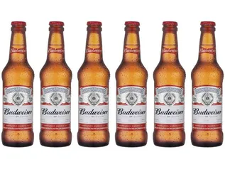 (Leve 5 Pague 4)Cerveja Budweiser Pack American Standard Lager