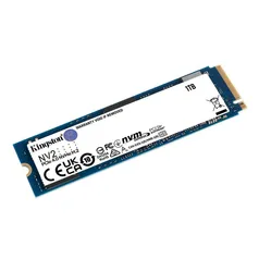 SSD 1TB Kingston Nv2, M.2 2280 PCIe, NVMe, Leitura 3500MB/s, Gravação 2100MB/s - Snv2s/1000g