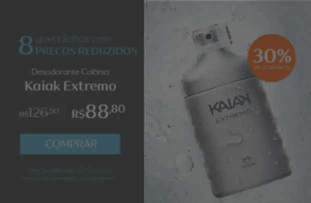 [Natura] Desodorante Colônia Kaiak Extremo Masculino - 100ml R$ 90