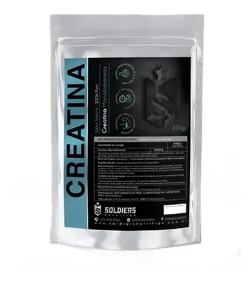 [3un | R$45,29 cada] Creatina Monohidratada - Soldiers Nutrition