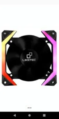 Cooler FAN Liketec Fantom, 120mm, RGB R$ 40