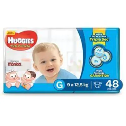 Fralda Huggies Turma da monica 48un G