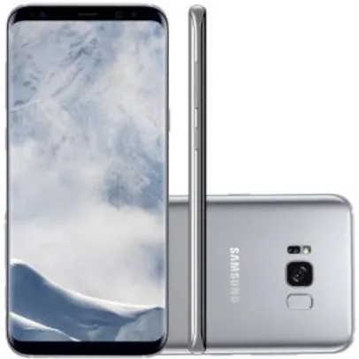 Smartphone Samsung Galaxy S8 Plus Prata 6,2" Câmera de 12MP 64GB Octa Core e 4GB de RAM