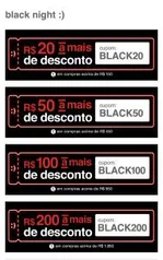 Black Night - Até R$200 OFF na Americanas