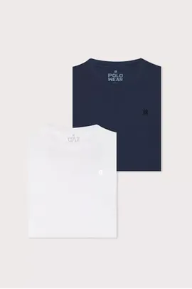 Kit 2 Camisetas Masculinas 100% Algodão Polo Wear Sortido