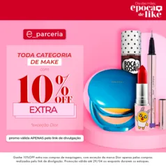 10% de desconto EXTRA nos produtos de cabelos | Época Cosméticos