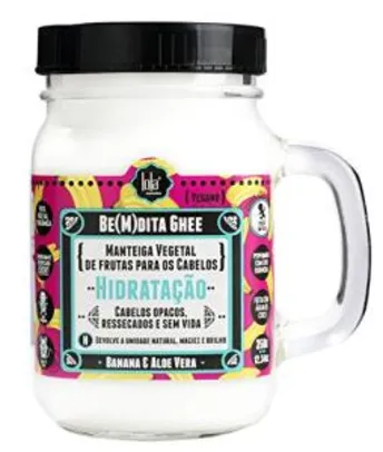 Be(M) Dita Ghee - Hidratação Banana, Lola Cosmetics , 350 g | R$25