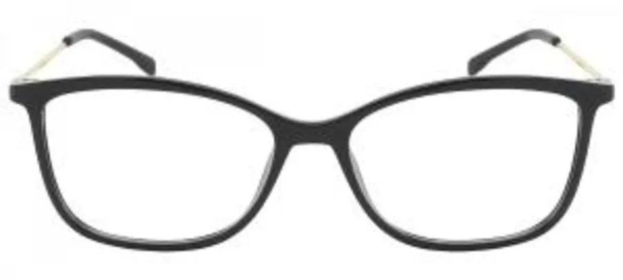 Óculos de grau Bulget BG4044-Preto/Dourado-A01/54 - R$158