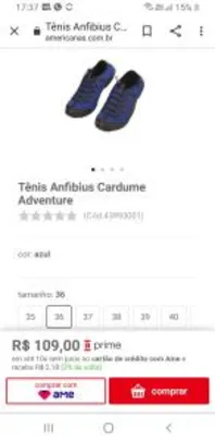 [R$ 107 com Ame] Tênis Anfibius Cardume Adventure - R$109