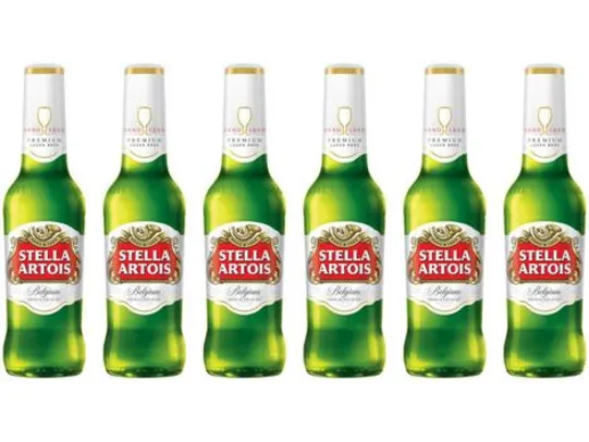 Cerveja Stella Artois Lager 60 Unidades  - Long Neck 330ml