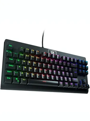 Teclado Mecânico Gamer Redragon Dark Avenger, RGB, Switch Outemu Blue, 