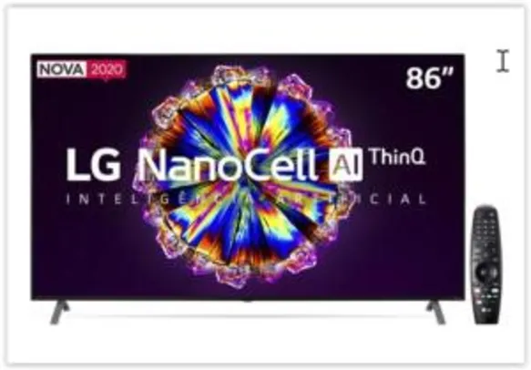 Smart TV LED 86" UHD 4K LG 86NANO90 | R$ 16999
