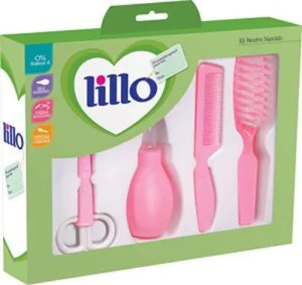 [Prime] Kit Recém Nascido Higiene - Lillo - Rosa ou Azul | R$ 35